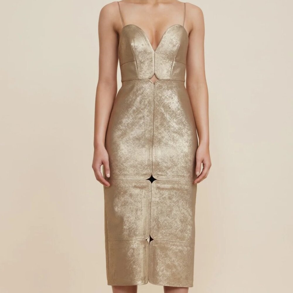 Acler midi dress
